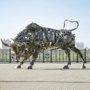 Scrap art - mass sculpture