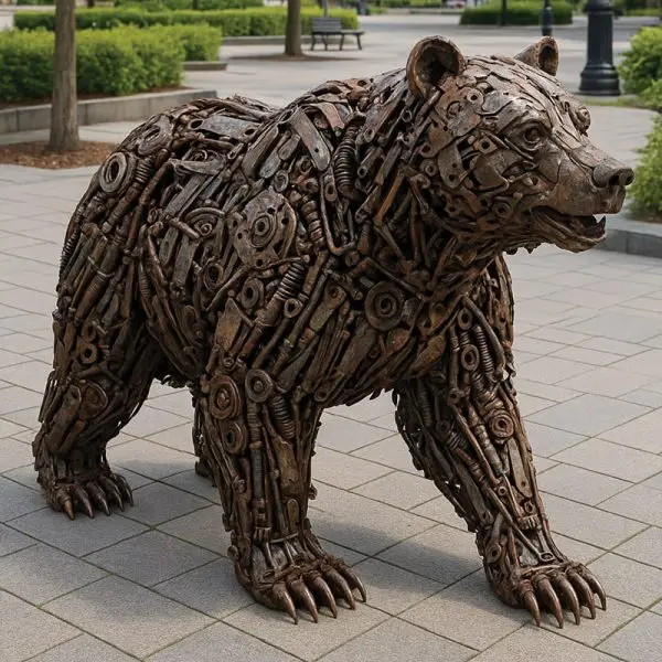 Scrap art - mass sculpture